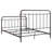 Olaleye Dark Bronze Queen Metal Spindle Panel Bed, Durable and Stylish for a Timeless Bedroom Aesthetic