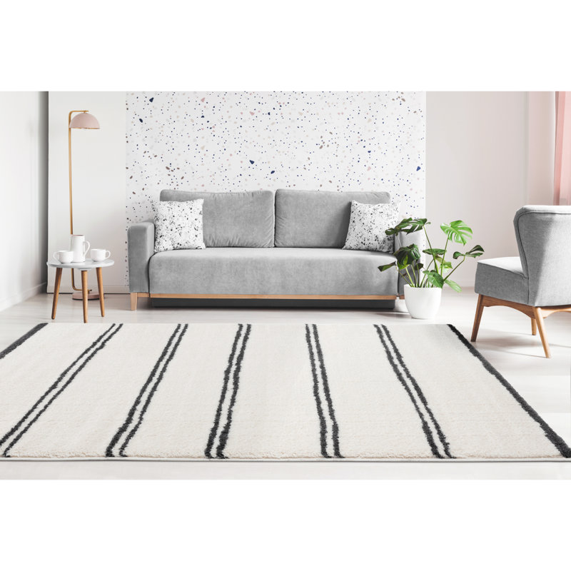 Ralphio Striped Indoor Rug, Rectangle 5'3" x 7'2"