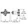 Momenti 1/2" Pressure Balance Rough-in Valve with 1 Function