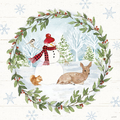 «Holiday Vignette IV» par Anne Tavoletti - reproduction sur toile tendue
