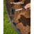 Landscape Edging 33ft x 4in L-Shaped Durable Plastic Garden Border No Dig-116934611