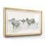 Gribouillage panoramique I - Encadré sous verre acrylique, ensemble de 2, grande décoration murale pour salon-1665236085-1665236086