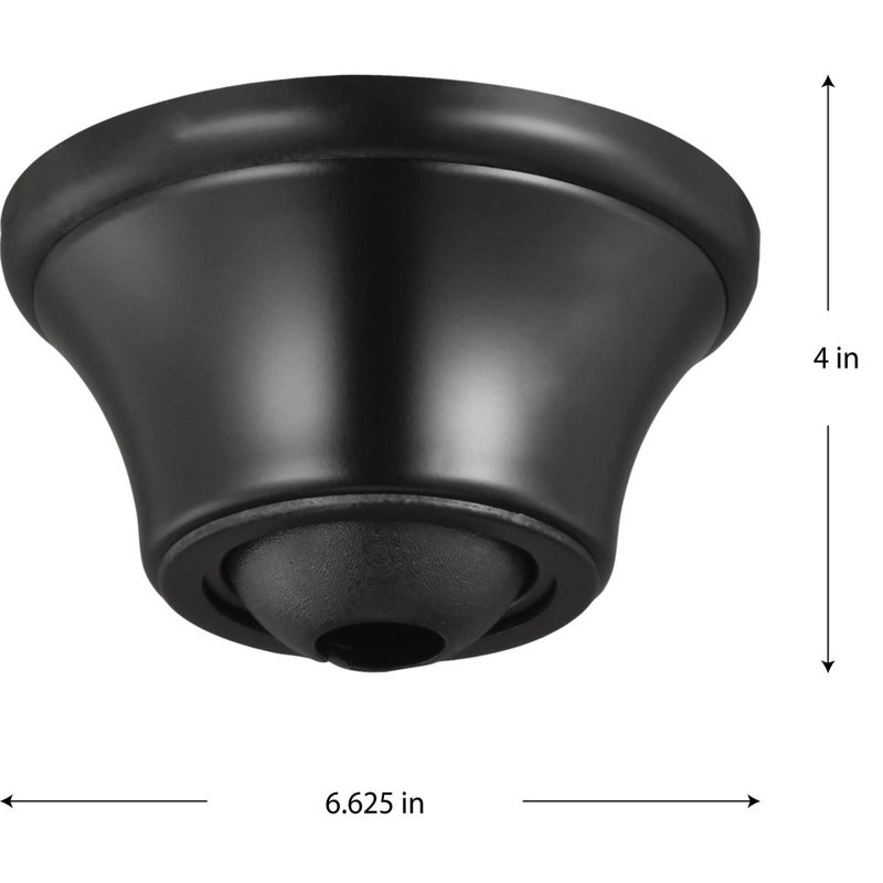 Accessoire auvent pour ventilateur de plafond, Noir mat