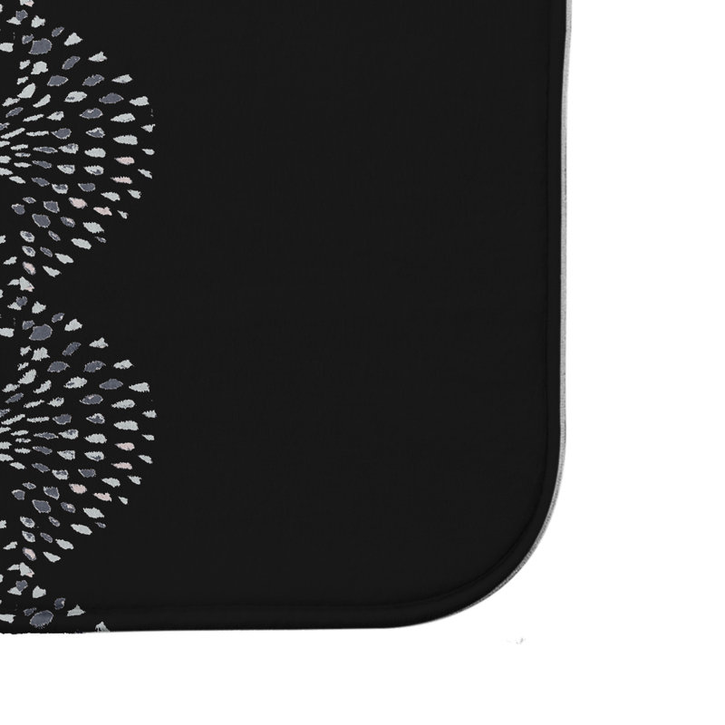 Tapis de bain Hawkinsville, Noir, l 34 po x L 21 po