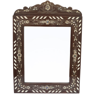 Syrian Solid Wood Arch Wall Mirror