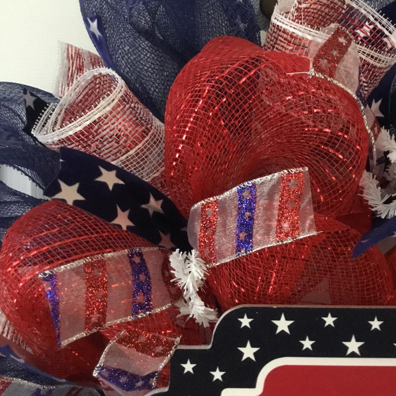 Couronne patriotique «God Bless America»