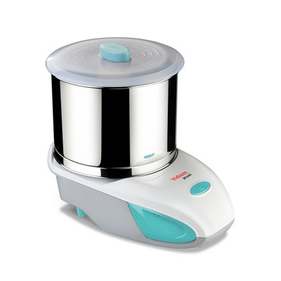 Vidiem Jewel St - Tambour en acier inoxydable avec roulettes en pierre: moulin de table humide de 2,0 litres, 110 volts