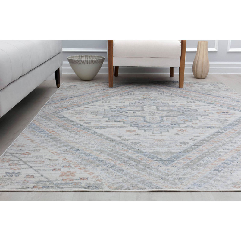 Tapis rétro Juliette, Rectangle 5 pi 3 po x 7 pi