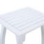 Table d'appoint rectangulaire en bois d'unité centrale blanche, support de 200 lb, convient à une capacité de poids minimaliste, convient-120696802