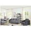 Fauteuil d'appoint moderne chic en velours gris Hadriano