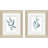 Teal Stems Framed Art