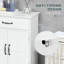 Armoire de salle de bain moderne avec portes Modern, blanc