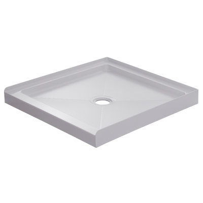 32'' W 32'' D Square Single Shower Base