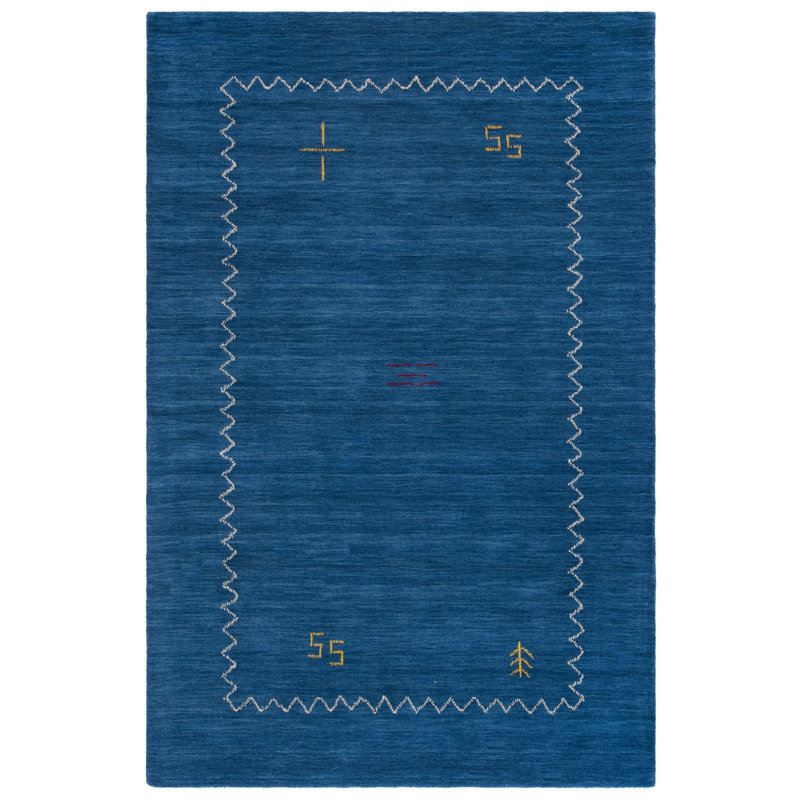 Danforth Hand-Woven Flatweave Wool Area Rug, Rectangle 3' x 5'