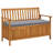Cotswald Outdoor Storage Bench Deck Box for Patio Furniture Solid Wood Acacia-642778629