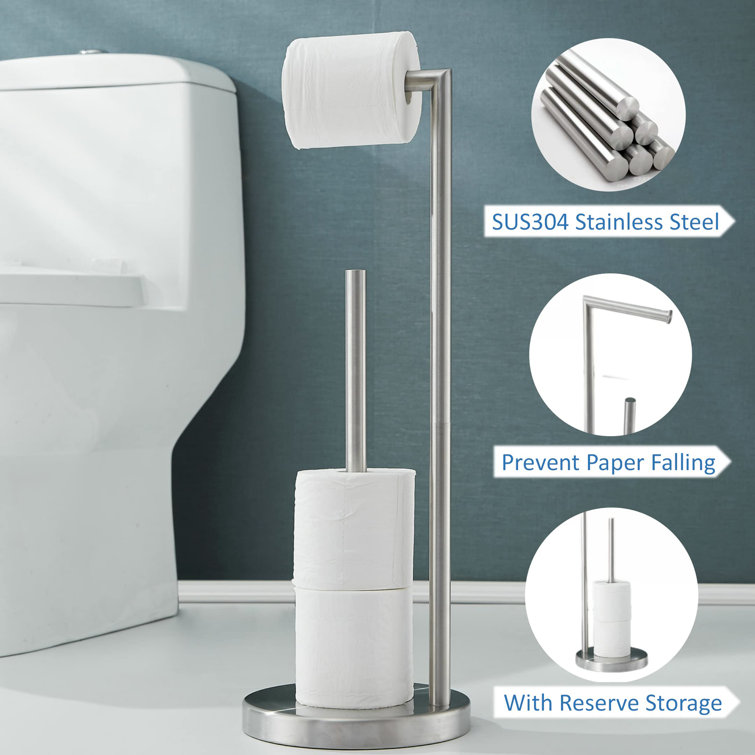 LUXESIT Freestanding Toilet Paper Holder