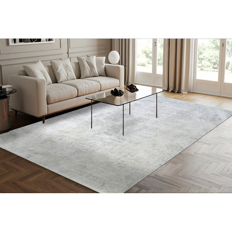 Canyon 15476-918 gris / crème / beige, Rectangle 9 pi 2 po x 12 pi 10 po