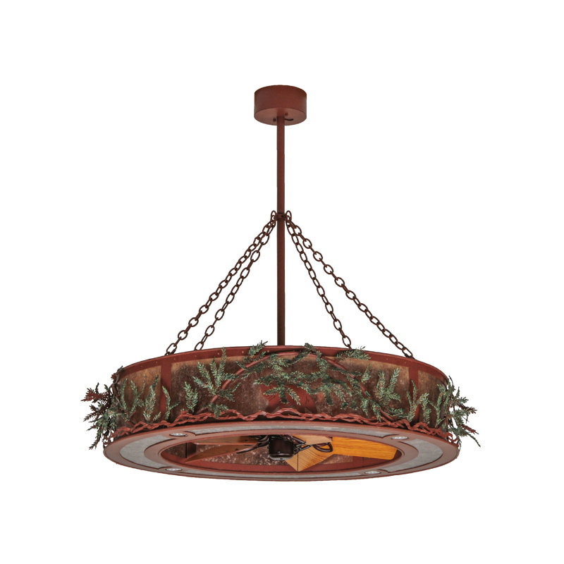 Rustic Lodge 12 - Light Chandelier