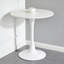 Table basse moderne ronde 31,5 po pour le salon