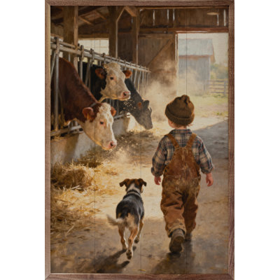 Morning Walk Through The Barn