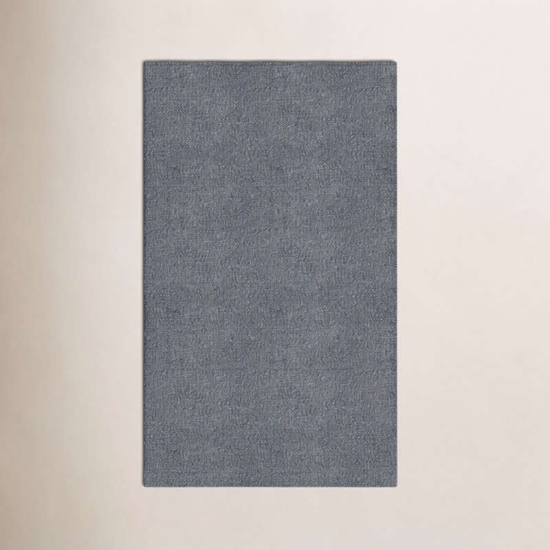 Tapis bleu sarcelle Samantha, Rectangle 3 pi x 5 pi