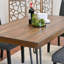 Ensemble de salle à manger 5 pièces, table à manger en épingle à cheveux avec 4 chaises-1589224017