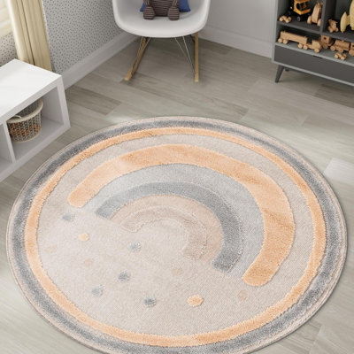 Unique Loom Prismatic Whimsy Kids Rug