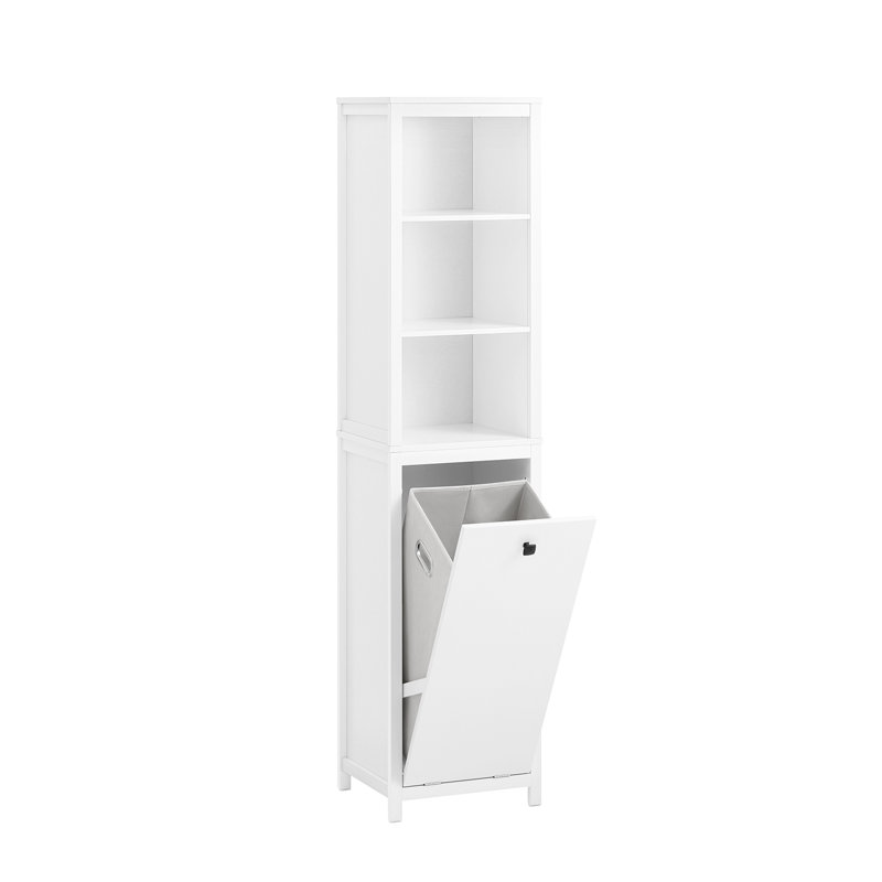 Komar Freestanding Linen Cabinet, White