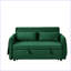 Causeuse en velours Pricop-2128226233