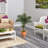 Faux Palm Tree in Clay Planter-1951646114