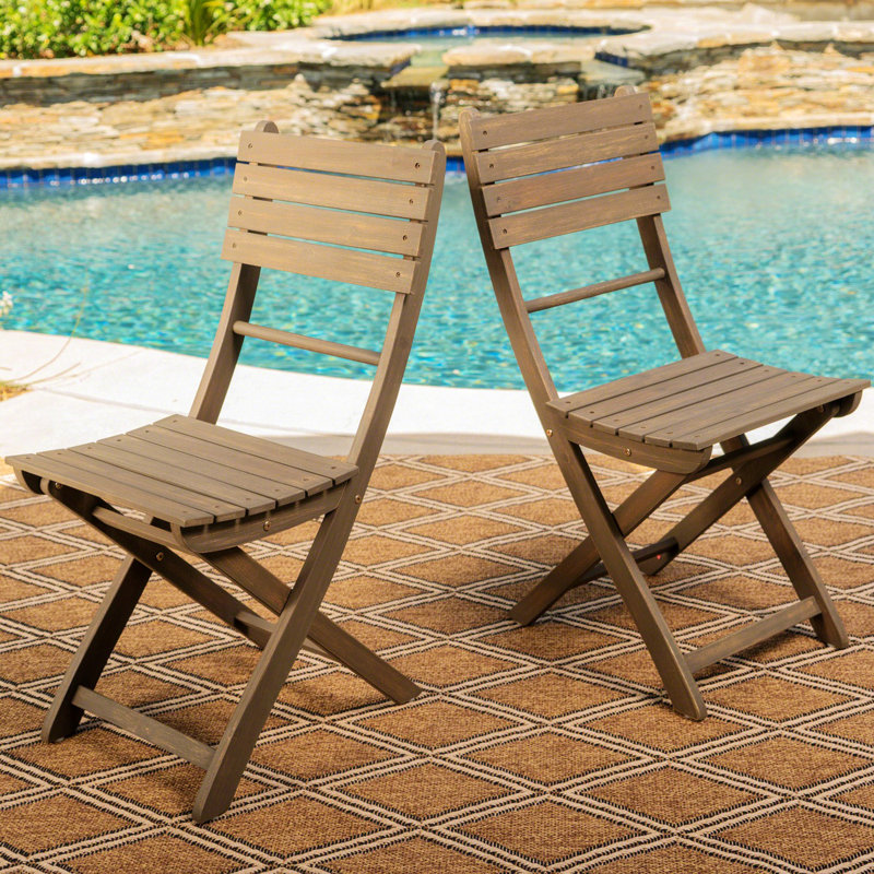 Tabouret d'extérieur 17,8 po Javonni, Gris