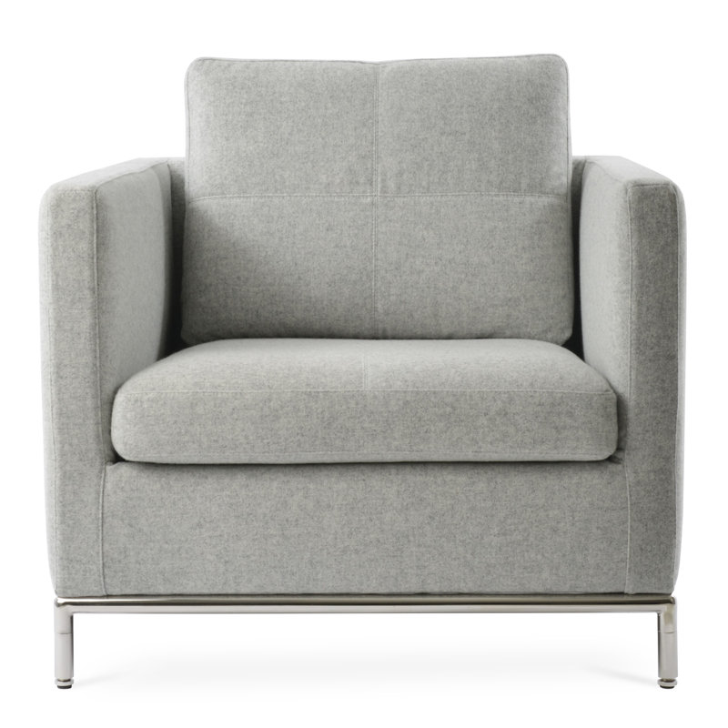 Fauteuil Istanbul, Laine argentée