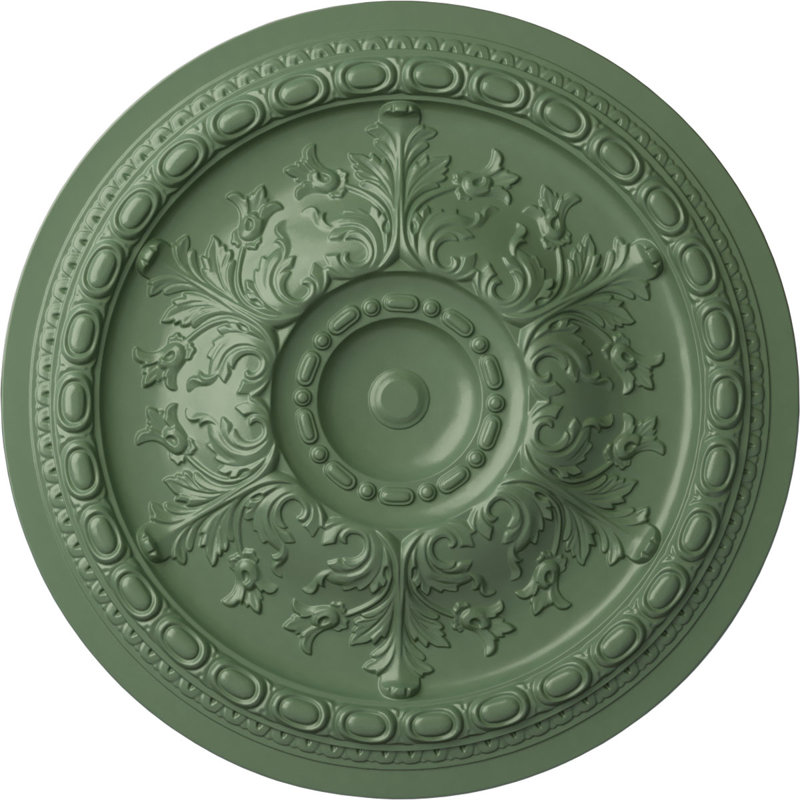 38 médaillons de plafond 38 3/8 po x P 2 7/8 po Oslo (convient aux auvents jusqu'à 7 5/8 po), Vert athénien