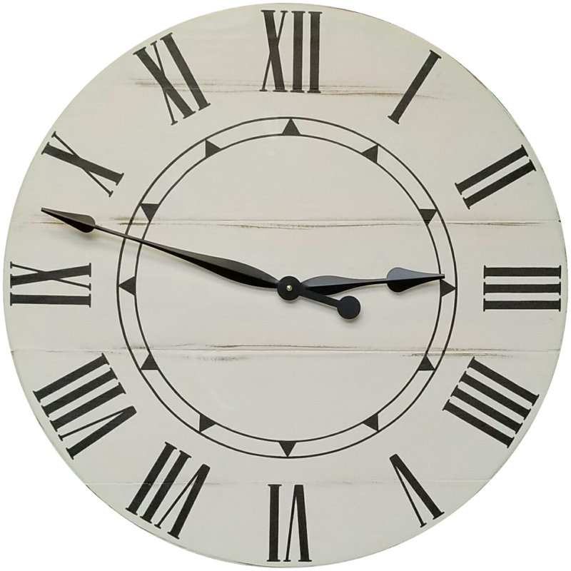 Très grande horloge murale Dahlberg Farmhouse, Moyenne