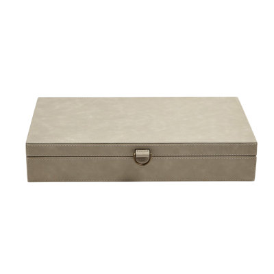 Marbled Leather D Ring Box