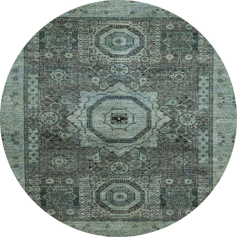 Tapis abstrait moderne 2342, Rond 4 pi