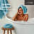 800 GSM Aqua 100% Cotton 2-Piece 34x68'' Bath Sheet Set-106238762