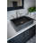 Eden Bath 15'' Black Stone Rectangular Bathroom Sink
