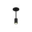 8CC6403693A848E6AFD6DD26AE55EF54 Cafe 1 Light Led Wall Or Ceiling Spotlight Matte Black Finish