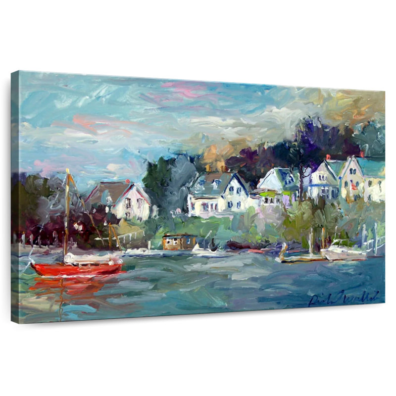 Serene Dock, 24" H x 36" W
