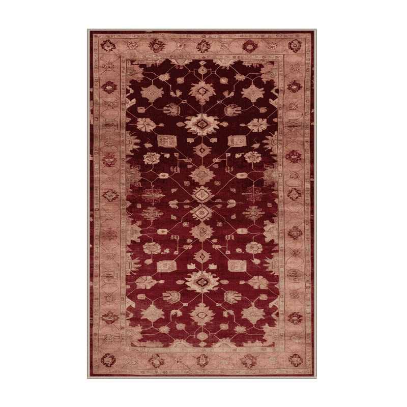 Tapis brun lavable à la machine, Rectangle 3 pi x 5 pi