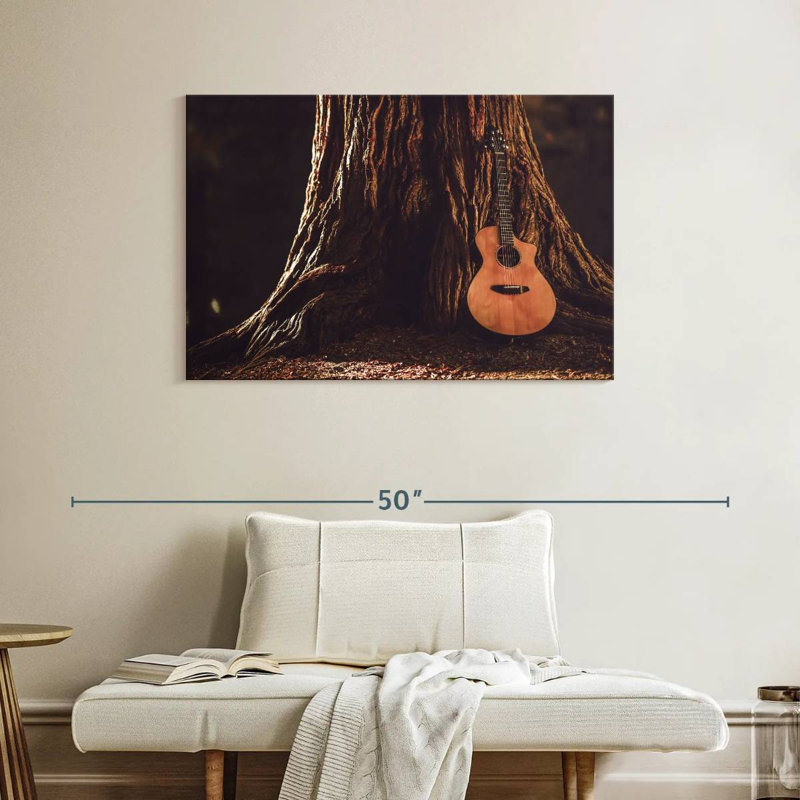 Guitare acoustique Abarca Forest, H 26 po x l 39 po