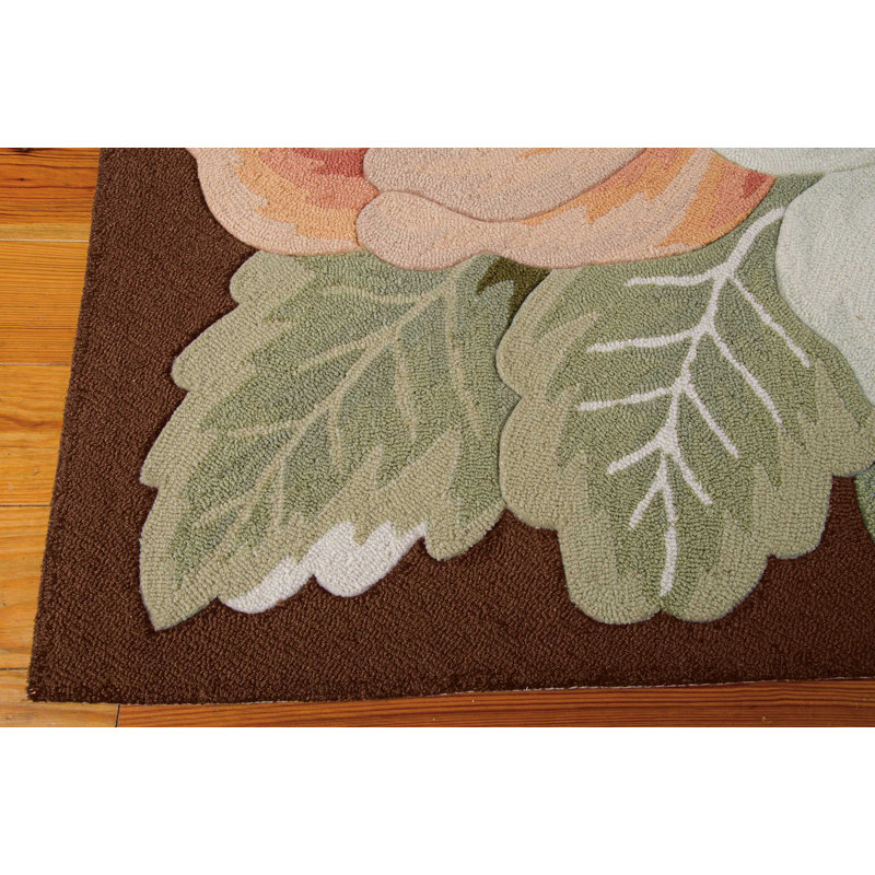 Floral Indoor Rug, Rectangle 1'9" x 2'9"