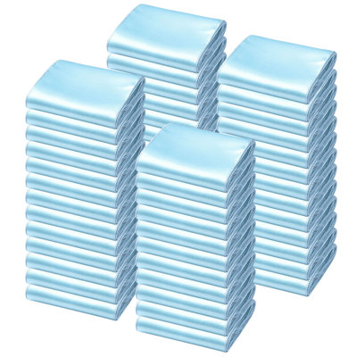 Satin Chair Sash Bow 100 Pack Light Blue 7 x 108 Inch Ribbon Ties Back for Wedding Banquet Baby Shower Party Decoration