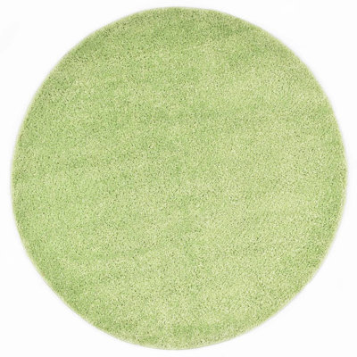 Round Hatmaker Solid Colour Area Rug
