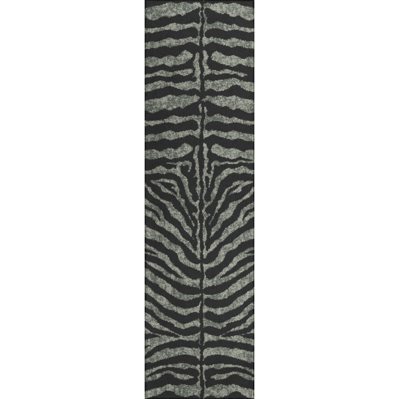Washable Animal Print Rug, Runner 2'3" x 7'6"