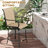 2Pcs 360 Swivel Bar Height Stools, , High Mesh, Steel Frame, For Patio, Backyard, Poolside, Brown Outdoor Chairs With And Mesh Fabric. Frame Stools Balcony, Poolside. Of 2