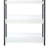 Cox Tall Modular Closet System, 5 Storage Shelves And Black Metal Frame