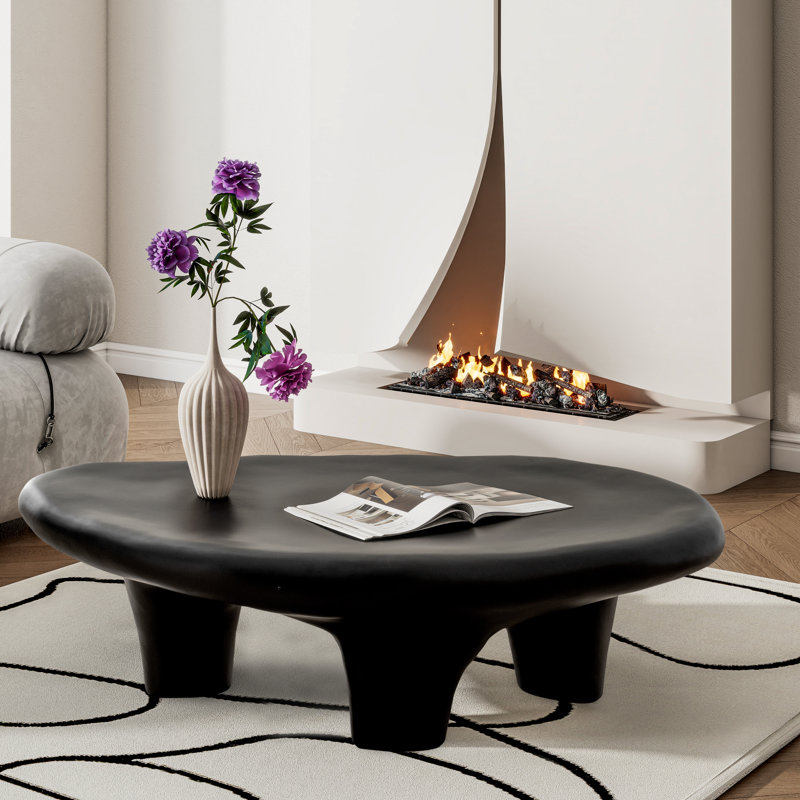 47" Cloud Coffee Table, Black
