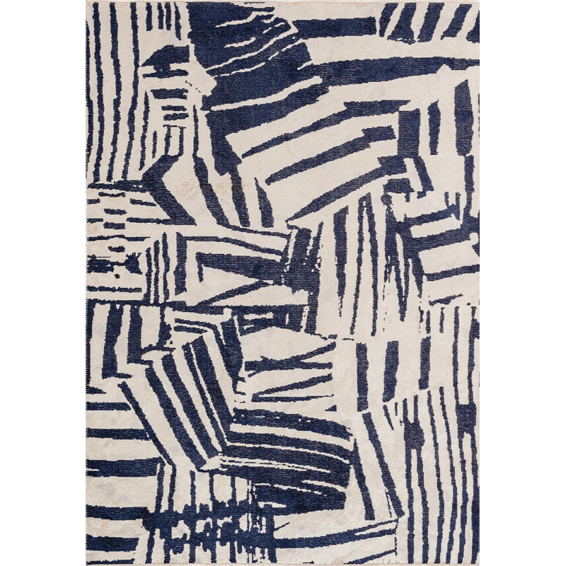 Abstract Pattern Area Rug, Rectangle 9' x 12'